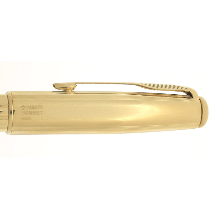 FIRST YEAR 1994 PARKER SONNET 14K DIAMONITE G XF NIB FOUNTAIN PEN NEVER INKED