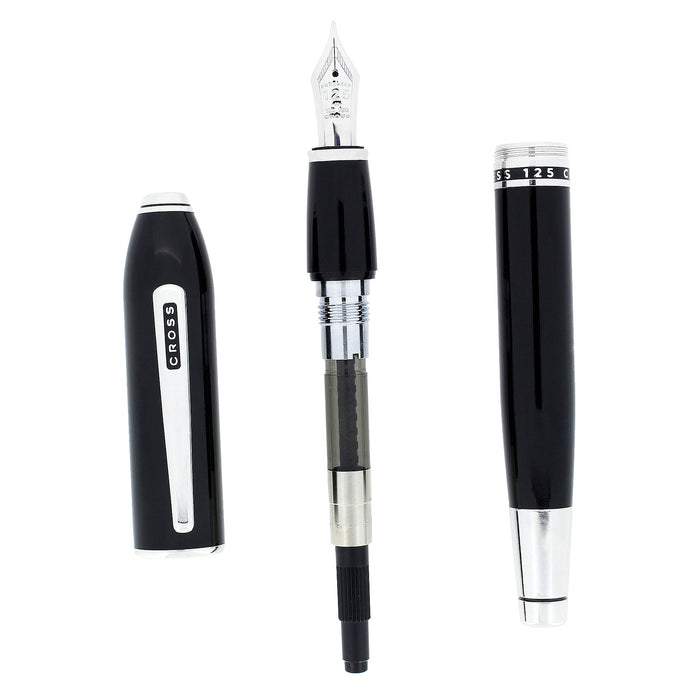 FIRST YEAR 2015 CROSS PEERLESS 125 OBSIDIAN BLACK PEN BOXED NEVER INKED OFFERED BY ANTIQUE DIGGER