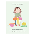 Girl Disregard Card
