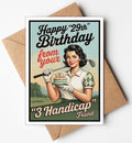 Golf Birthday Greeting Card