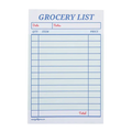 Guest Check Notepad Grocery List