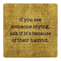 Haircut Coaster