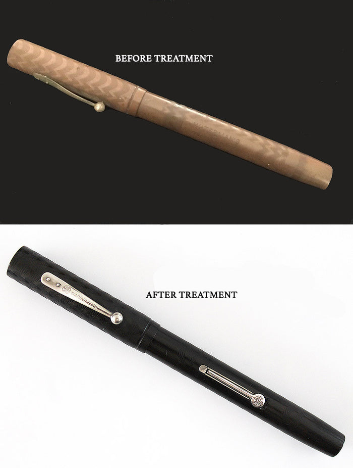 HARD RUBBER DEOXIDATION FOUNTAIN PEN RESULTS BY ANTIQUE DIGGER