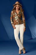 High Waisted Bootcut Jean Off White