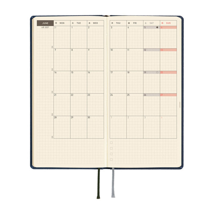 Hobonichi Techo Weeks - Colors: Midnight Blue