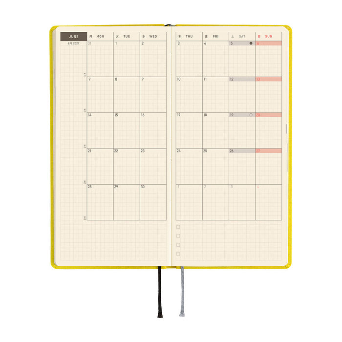 Hobonichi Techo Weeks Mega - Colors: Canaria Yellow