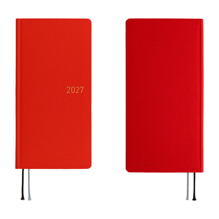 Hobonichi Techo Weeks Mega - Colors: Poppy Red