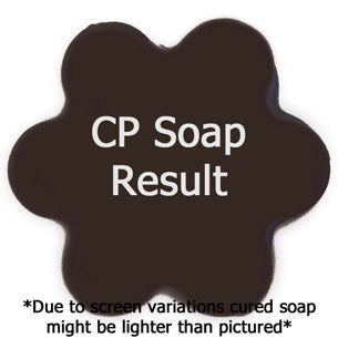 Hot Cocoa and Butter Cookie Fragrance Oil in cold process soap color testing