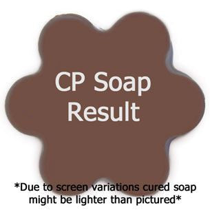 Hot Cocoa Fragrance Oil in cold process soap color testing