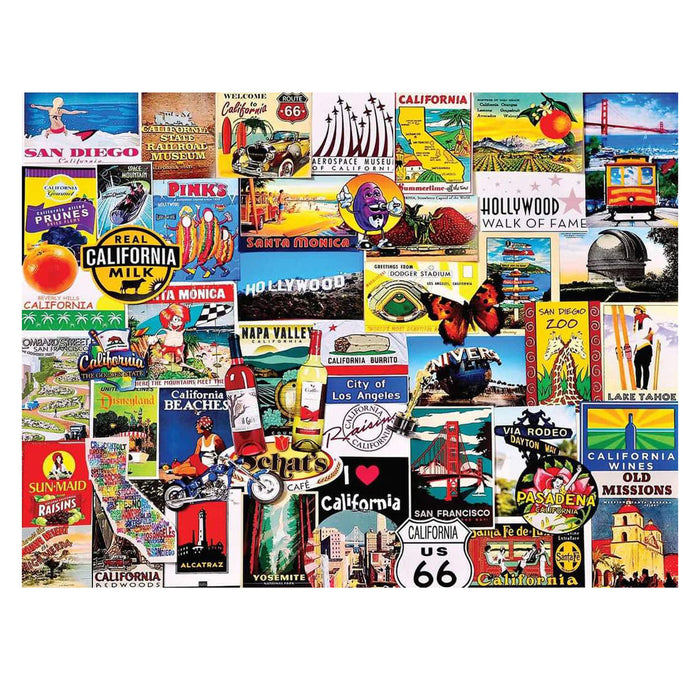I Love California Jigsaw Puzzle