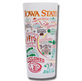 Iowa State University Collegiate Frosted Glass Tumbler