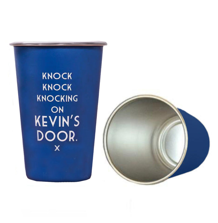 Kevin's Door Pint Glass - Blue