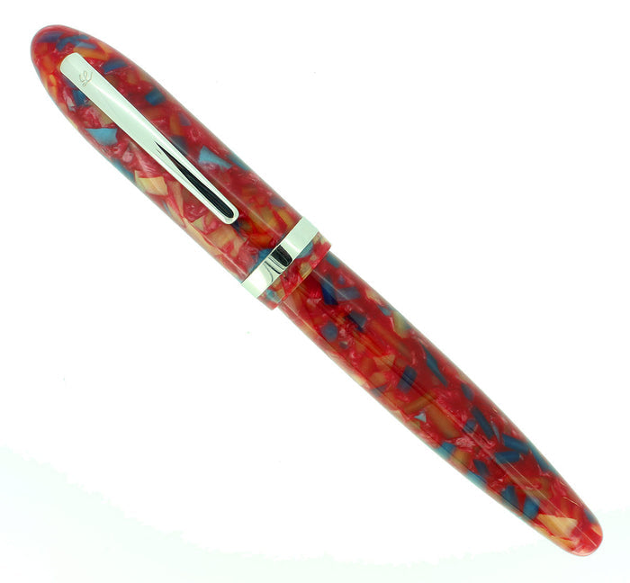 LABAN MENTO CELEBRATION RED MEDIUM NIB FOUNTAIN PEN MINT NEVER INKED NEW OLD STOCK OFFERED BY ANTIQUE DIGGER