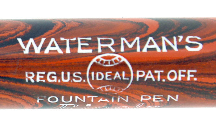 LATE 1920S WATERMAN 52 1/2V RIPPLE RIPPLE F-BBB 1.85MM FLEX NIB FOUNTAIN PEN RESTORED OFFERED BY ANTIQUE DIGGER