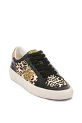 Leopard and Embellished Sneaker Black/Leopard