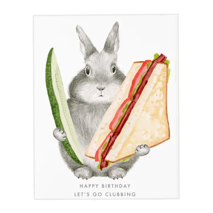 Lets Go Clubbing Birthday Card