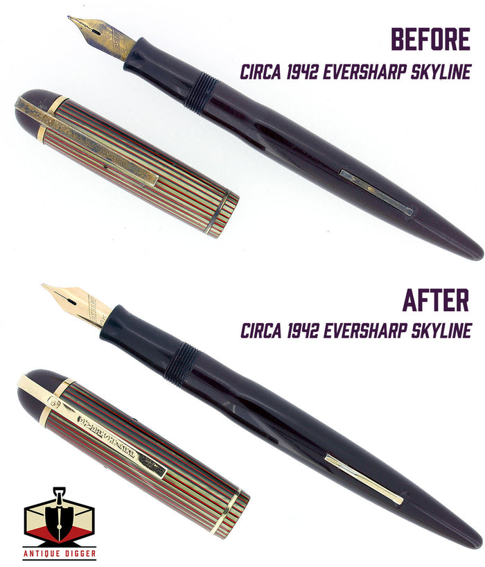 LEVER OR BUTTON FILLER FOUNTAIN PEN REPAIR OFFERED BY ANTIQUE DIGGER