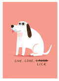 Lick Birthday Card