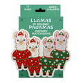 Llamas in Holiday Pajamas - Christmas Matching Game