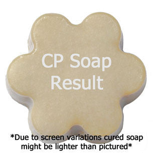 London: Tea and Biscuits Fragrance Oil in cold process soap color testing