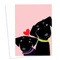 Love Labradors Greeting Card