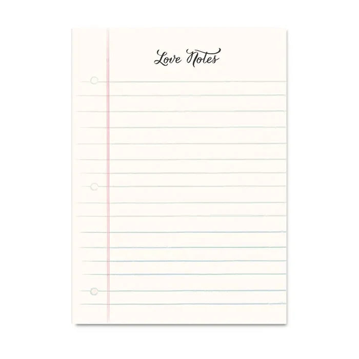 Love Notes Notepad