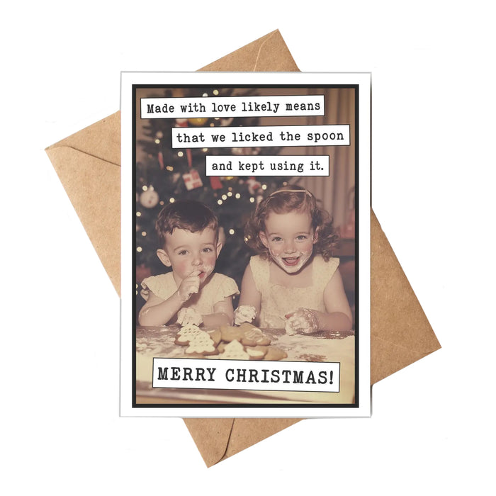 Made With Love Christmas Card