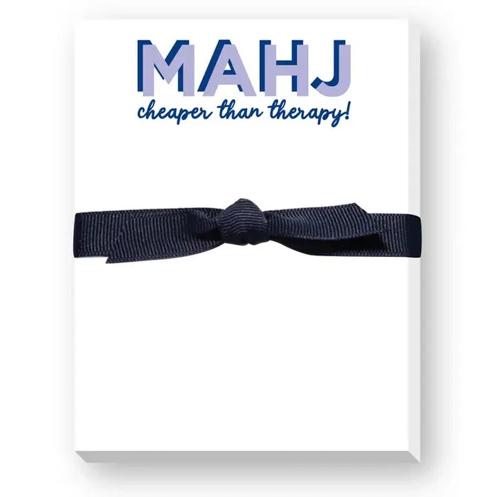 Mahj - Cheaper Than Therapy Notepad