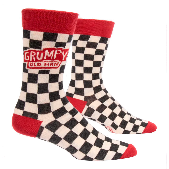 Men's Crew Socks - Grumpy Old Man