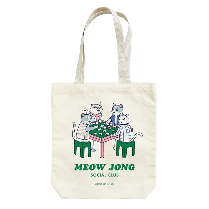 Meow Jong Tote Bag