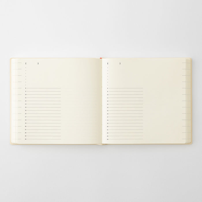 Midori MD Diary 1 Day 1 Page - A5 Square