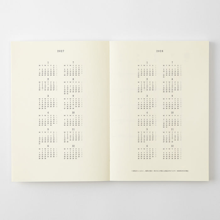 Midori MD Notebook Diary - A5