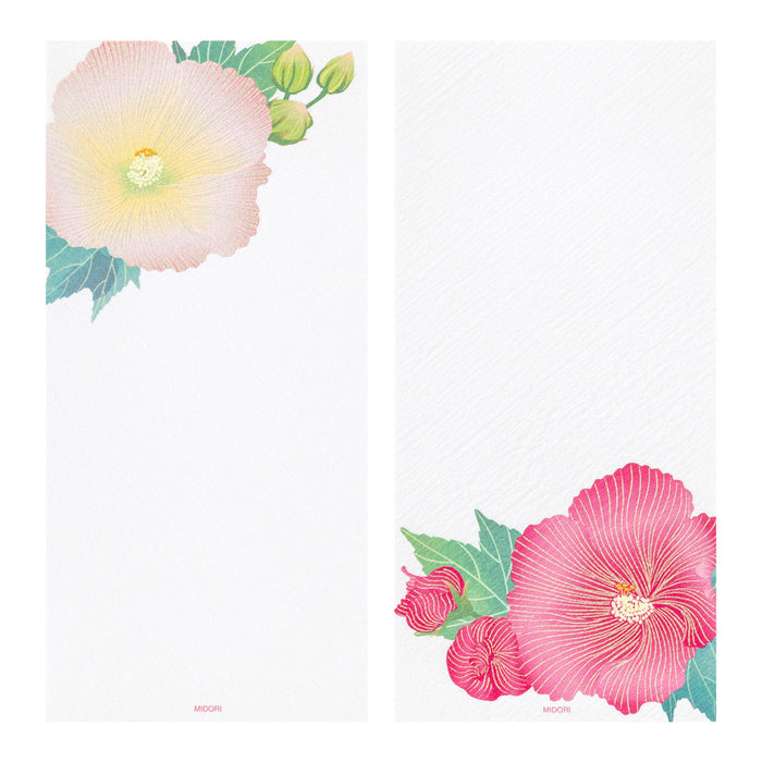 Midori Message Letter Pad - Rose