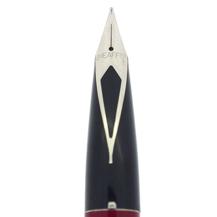 MINT 1994 SHEAFFER TRIUMPH IMPERIAL BURGUNDY FINE NIB FOUNTAIN PEN NEVER INKED  OFFERED BY ANTIQUE DIGGER
