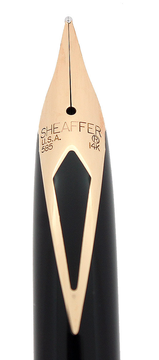 MINT C1992 SHEAFFER TARGA SLIMLINE GOLD FLUTED FOUNTAIN PEN NEVER INKED OFFERED BY ANTIQUE DIGGER