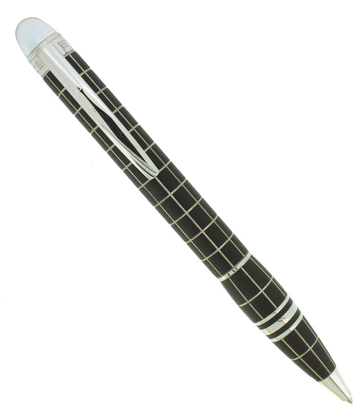 MONTBLANC STARWALKER PLATINUM PLATED & RUBBER BALLPOINT PEN