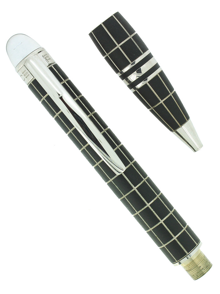 MONTBLANC STARWALKER PLATINUM PLATED & RUBBER BALLPOINT PEN