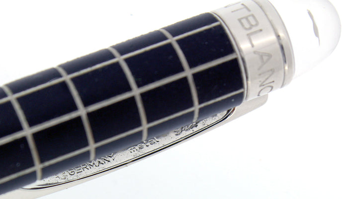MONTBLANC STARWALKER PLATINUM PLATED & RUBBER BALLPOINT PEN
