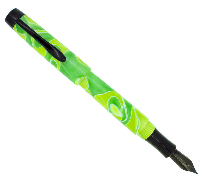 MONTEVERDE INTIMA NEON GREEN FOUNTAIN PEN NEW IN BOX NEVER INKED MINT CONDITION OFFERED BY ANTIQUE DIGGER