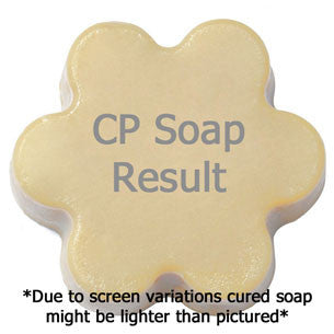 Mr. Right Fragrance Oil in cold process soap color testing