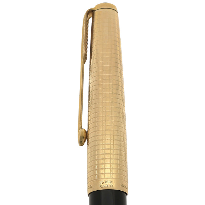 NEVER INKED 1972 PARKER 61 CONSORT CONVERTER FILLER 14K MED NIB FOUNTAIN PEN MINT OFFERED BY ANTIQUE DIGGER