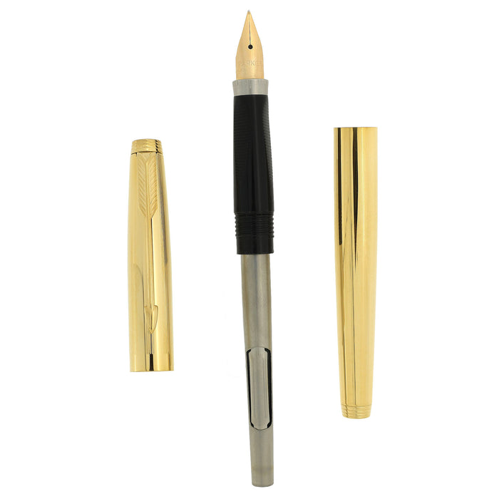 1978 PARKER 75 IMPERIAL 14K FINE NIB FOUNTAIN PEN NEW IN BOX OFFERED BY ANTIQUE DIGGER