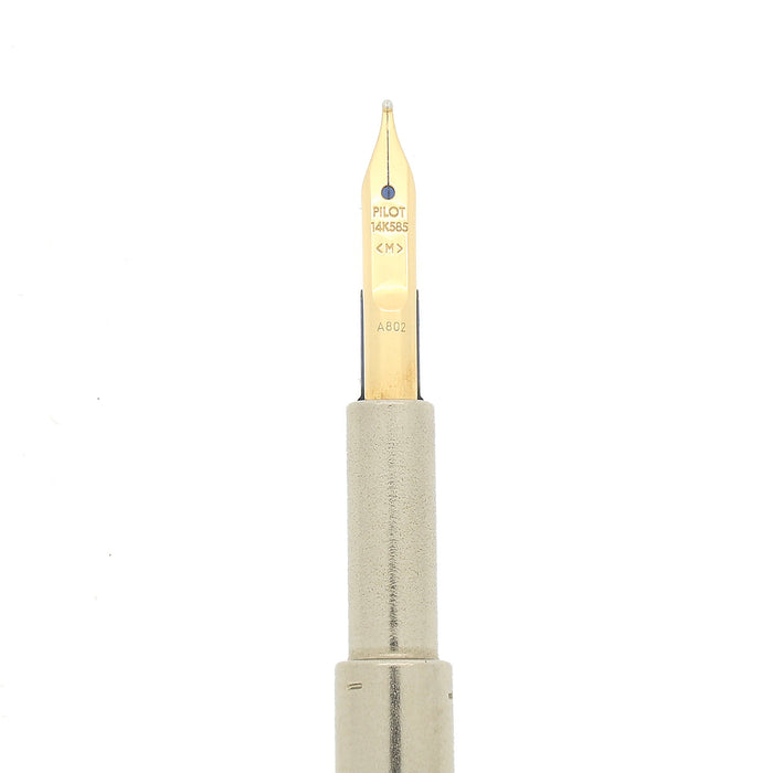 NEVER INKED 2002 PILOT RED & GOLD VANISHING POINT 14K MEDIUM NIB FOUNTAIN PEN NEW IN BOX OFFERED BY ANTIQUE DIGGER