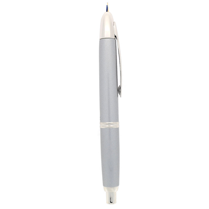 NEVER INKED 2004 PILOT CHROME VANISHING POINT 14K FINE NIB FOUNTAIN PEN NEW IN BOX OFFERED BY ANTIQUE DIGGER