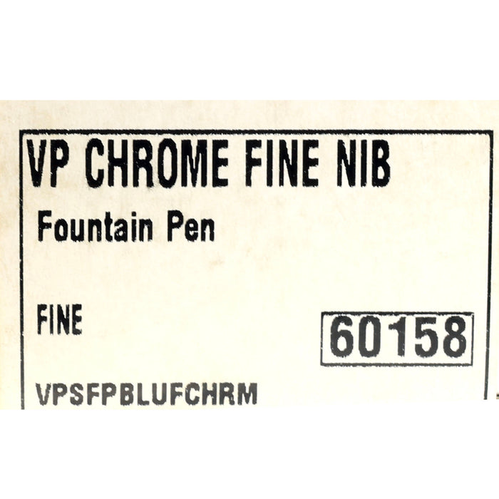 NEVER INKED 2004 PILOT CHROME VANISHING POINT 14K FINE NIB FOUNTAIN PEN NEW IN BOX OFFERED BY ANTIQUE DIGGER