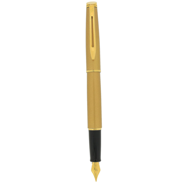 NEVER INKED 2005 WATERMAN HEMISPHERE STARDUST GOLD FOUNTAIN PEN NEW OLD STOCK OFFERED BY ANTIQUE DIGGER