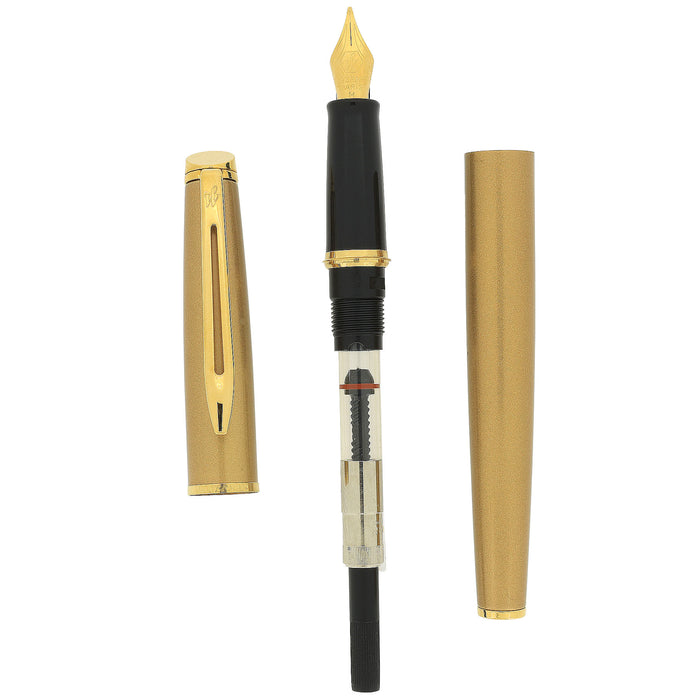 NEVER INKED 2005 WATERMAN HEMISPHERE STARDUST GOLD FOUNTAIN PEN NEW OLD STOCK OFFERED BY ANTIQUE DIGGER
