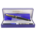 NEVER INKED 2013 WATERMAN EXPERT II POLISHED BLACK & GOLD TRIM MEDIUM NIB FOUNTAIN PEN OFFERED BY ANTIQUE DIGGER
