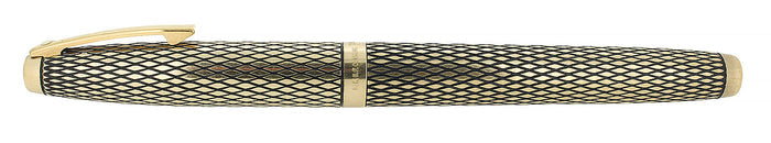 NEVER INKED C1975 SHEAFFER 14K GOLD FILLED SOVEREIGN IMPERIAL FOUNTAIN PEN, BALLPOINT & PENCIL SET OFFERED BY ANTIQUE DIGGER