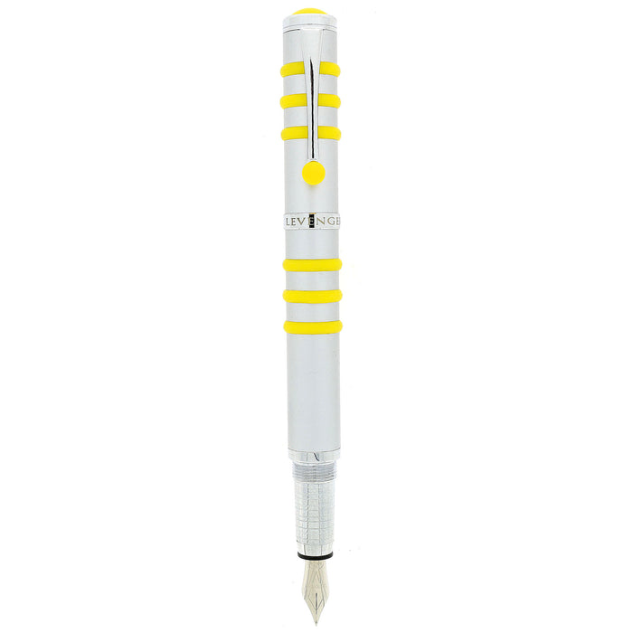 NEW IN BOX 2013 LEVENGER LS3 YELLOW MEDIUM NIB FOUNTAIN PEN NEVER INKED OFFERED BY ANTIQUE DIGGER